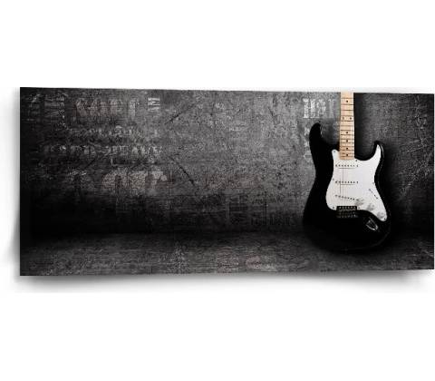 Sablio Obraz Gitara - 110x50 cm