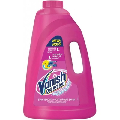 Vanish Oxi Action Liquid Pink na škvrny 3 l