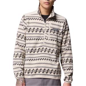 Columbia Мъжки поларен пуловер Columbia Sweater Weather Printed Half Zip II Fleece jumper - Dark Stone / Knitknot - размер XXL (005-5322-0415)