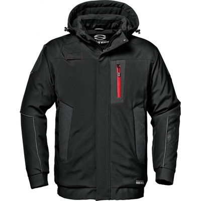 SIR Dolphin Winter pánská softshell zimní bunda TPU membrána černá
