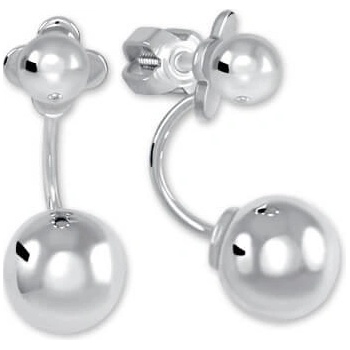 Soliter Strieborné náušnice s guľôčkou 2v1 431 001 02730 04