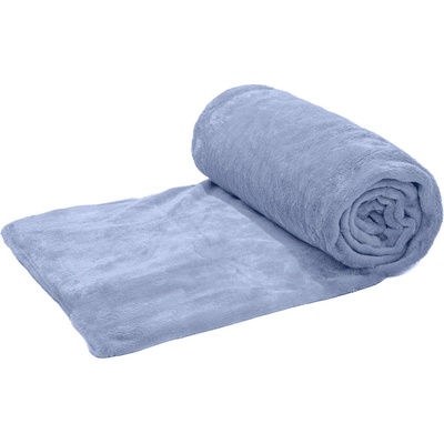 Textilomanie Svetlomodrá mikroplyšová deka VIOLET 200x230