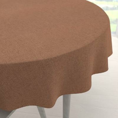 Biante kulatý ubrus BKW-203 Hnědý žíhaný Ø 130 cm
