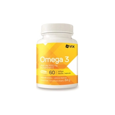 VIX Omega 3 s vit.E 1000mg 60 kapsúl