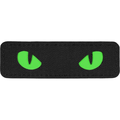 Nášivka M-Tac Cat Eyes - čierna-zelená