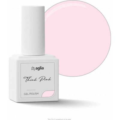 Aglia THINK PINK barevný gel lak na nehty 8 ml