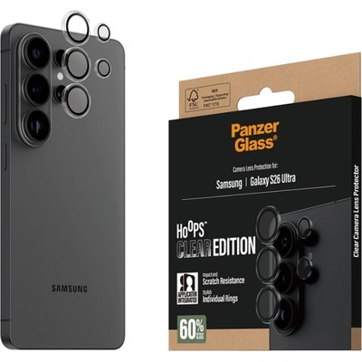Panzer Стъклен Протектор за камера PanzerGlass Hoops Lens Protector за Samsung Galaxy S26 Ultra, прозрачен (5715685034978)
