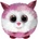 TY Toys Плюшена играчка Ty Toys Beanie Balls - Хъски Princess, 8 cm (TY42522)