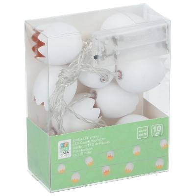 Великденски LED гирлянд Arti Casa - 165 cm, бял (871125249815)