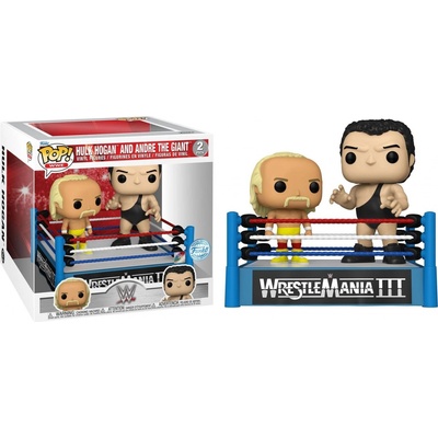 Funko Pop! 2 Pack Hulk Hogan and Andre the Giant WWE Special Edition