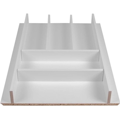 Elletipi Wood Line příborník do zásuvky bílá 33.4 cm, 5 cm, 47.2 cm