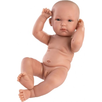 Llorens 63501 NEW BORN CHLAPEČEK realistická miminko s celovinylovým tělem 35 cm