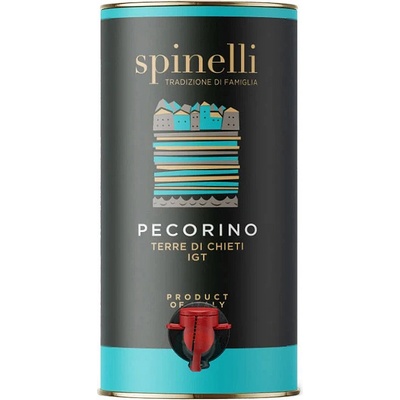 Cantine Spinelli La Tessa Pecorino BAG IN TUBE biele 2022 12% 3 l (čistá fľaša)