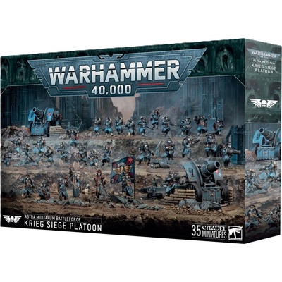 GW Warhammer 40000: Astra Militarum Battleforce: Krieg Siege Platoon – Zbozi.Blesk.cz