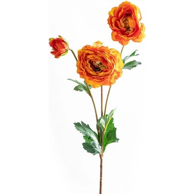 Kytica ISKERNÍK PLNOKVETÝ oranžový, 66 cm, 3 výhony