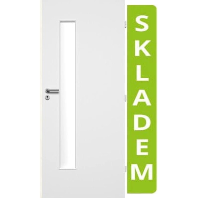 VILEN DOOR Irina 3/3 Bilý CPL laminát Premium 80 x 197 cm