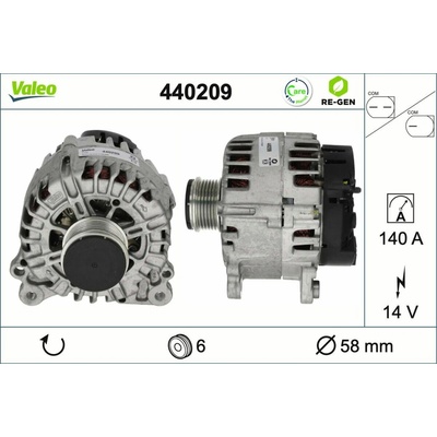 Alternátor VALEO 440209