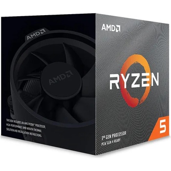 AMD Ryzen 5 3600XT 6-Core 3.8GHz AM4 Box with fan and heatsink
