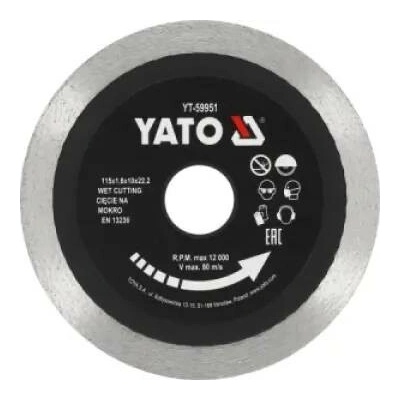 Yato - Diamantový kotouč na keramiku 115 x 22.2mm