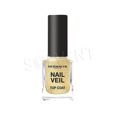 Dermacol dekorativka NAIL VEIL vrchní lak Sparkling beach