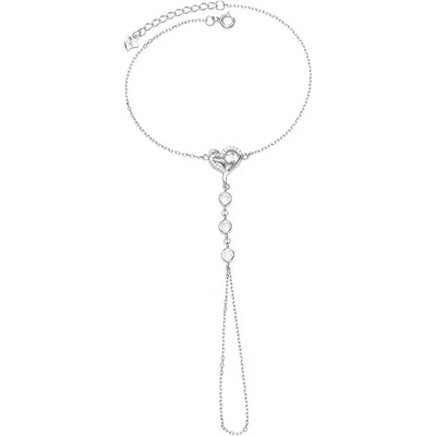 Majya stříbrný náramek stEFANIE na prst 10091