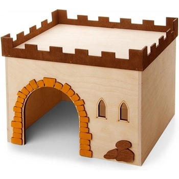 JK Domek Hrad č. 3 pro morčata 24 x 18 x 16 cm
