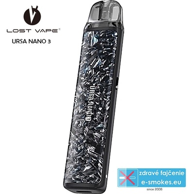 Lost Vape URSA Nano 3 Pod 1200 mAh Glacial Black 1 ks