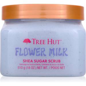 Tree Hut Shea Sugar Scrub Flower Milk захарен скраб за тяло 510 гр