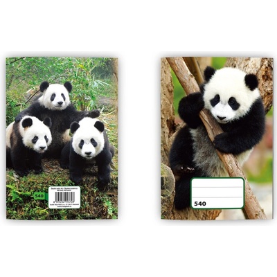 Reas Pack Sešit 540 A5 nelinkovaný Panda Tygr