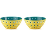 Guzzini Купички за закуски Le Murrine 12, 5 см жълто-сини 2 бр (279412225)