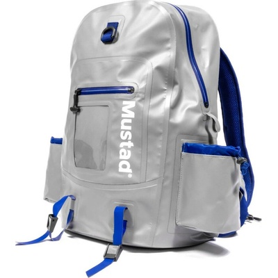 Mustad Daybreak Dry Traditional Back Pack 30l Sivá-Modrá Vodotesný Batoh