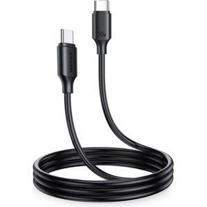  Кабел за зареждане и пренос на данни Joyroom USB - USB Type C, 480Mb/s, 60W, 1m. , черен (S-CC060A9)