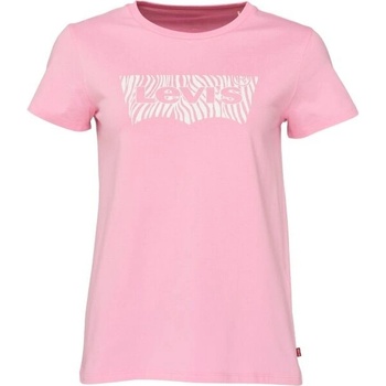 Levi's THE PERFECT TEE ZEBRA FILL růžová