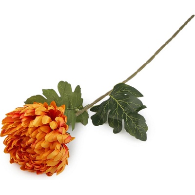 Umělá chryzantéma Varianta: 12 (Ø12 cm) oranžová zavřená, Balení: 1 ks
