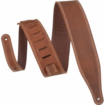 Levy's Like Butter 2.5 Double Stitched Brown Каишка за китара (M17BDS-BRN)