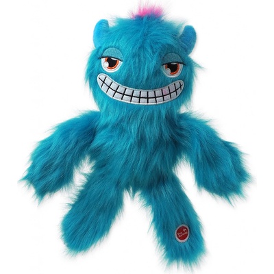 Dog Fantasy Monsters chlupaté strašidlo pískací modré 35 cm
