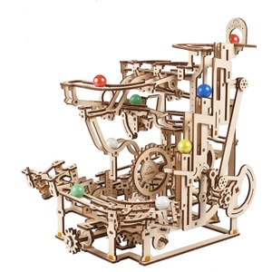 UGears Механичен 3D модел UGears Marble Run Tiered Hoist