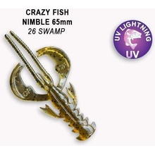 Crazy Fish Nimble 6,5 cm 26 Swamp 7 ks