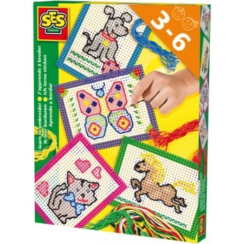 SES Vyšívací souprava s barevnými předlohami