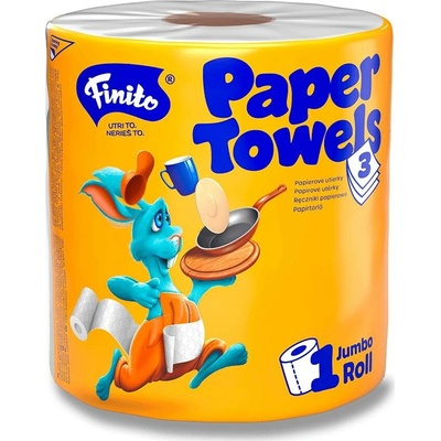 Finito - papírové kuchyňské utěrky - 3vrstvé, 420 útržků, 1 ks