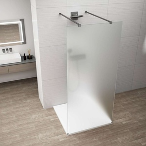 POLYSAN Esca - Душ стена Walk-In 120x210 см, Antidrop, матирано стъкло/gun metal ES1112-12 (ES1112-12)