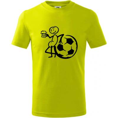 Veľký futbalista tričko Limetková