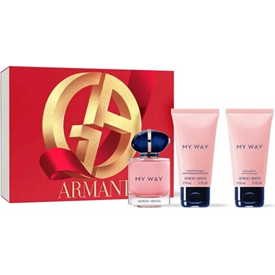 Armani My Way Darčeková sada dámska EDP 50 ml, telové mlieko 50 ml a sprchový gél 50 ml
