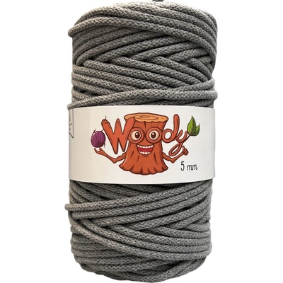 Woody 5 mm – Tmavě šedá (50m)