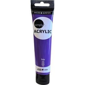 Daler-Rowney Simply АКРИЛНА боя Violet 75 ml 1 бр (126975450)