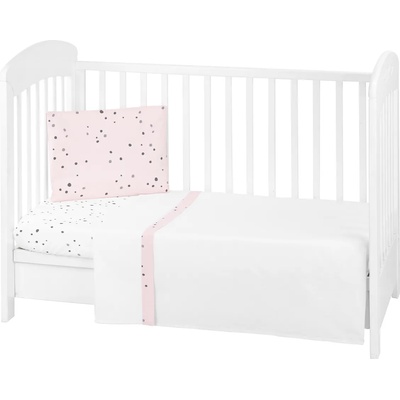 KikkaBoo Бебешки спален комплект 3 части EU Style 70/140 Bear with me Pink (41101030151)