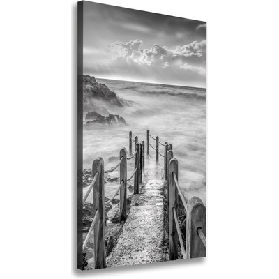 Vertikálny foto obraz na plátne Chodník nad morom 50x100 cm