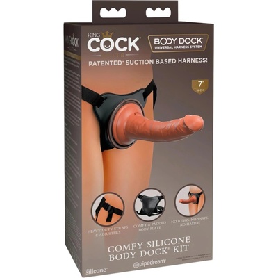 Pipedream King Cock Strap On Harness with 8″ Cock