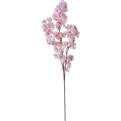 Dekorácia umelá kvetina so svetlo ružovými kvetmi - 20*10*106 cm - Clayre & Eef