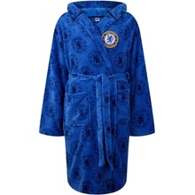 Team Mens Fluffy Fleece Robe Chelsea Small